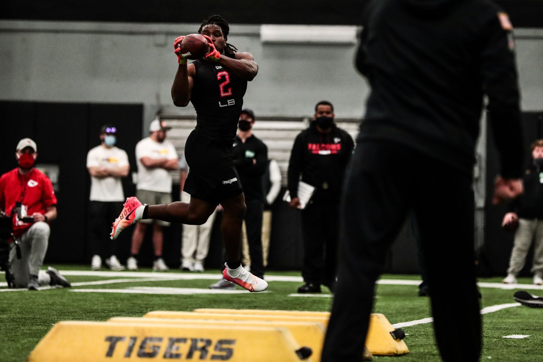 Nick Bolton, Mizzou pro day (copy)